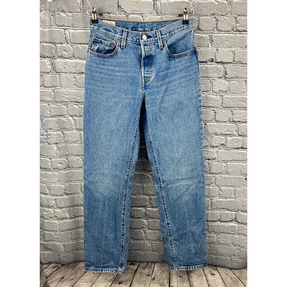 Levi's Denim - Levi's 501 Women's Button Fly Straight Leg Jeans 26 x 32
